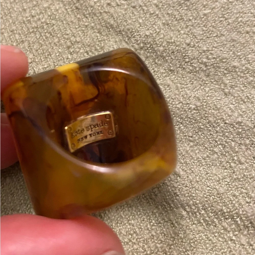Kate Spade resin station necklace and ring - Picture 6 of 7